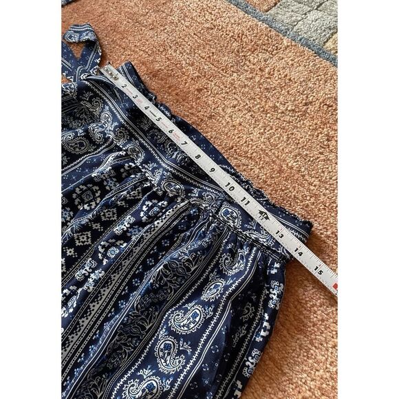 New Look FLORAL PRINT - Trousers - Wide Leg High Rise 2 Pockets Women’s L - Picture 5 of 8